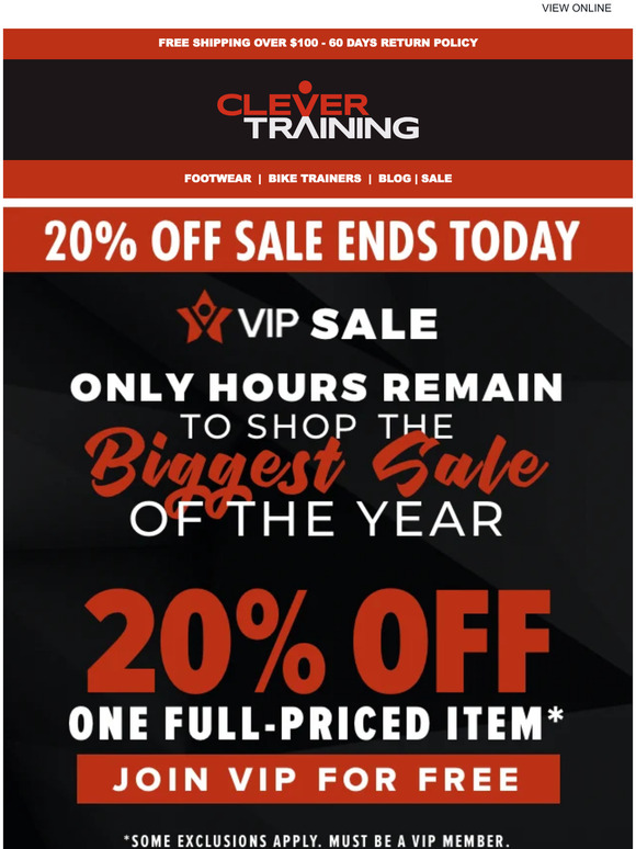  LAST CHANCE for 20% off trainers, trainer accessories, and more