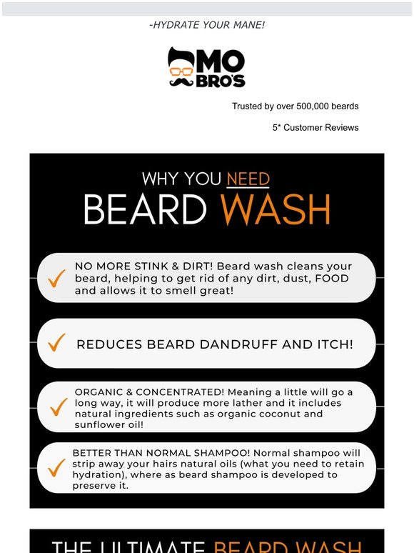 Why you NEED beard wash ...