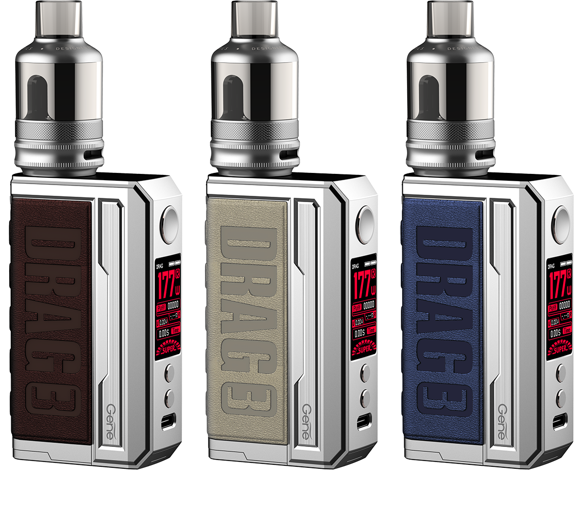 Ubervape: New Colours: Voopoo Drag 3 with TPP Tank