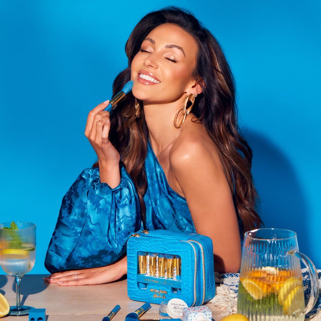 Image of Michelle Keegan Azure Blue Set