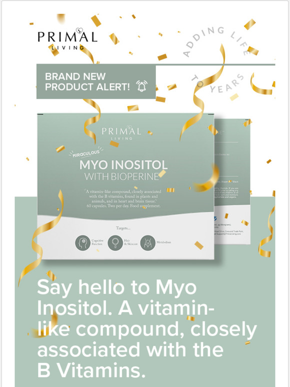 PRODUCT LAUNCH  Say hello to Myo-Inositol!