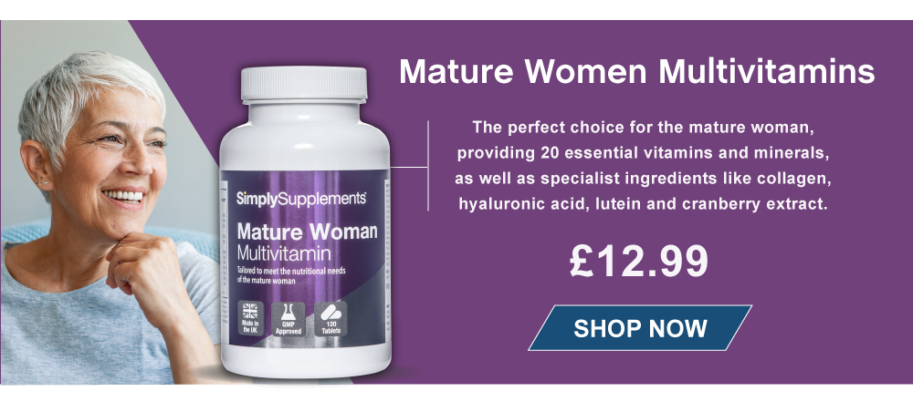 Mature Woman Multivitamin. Only £12.99. Shop Now
