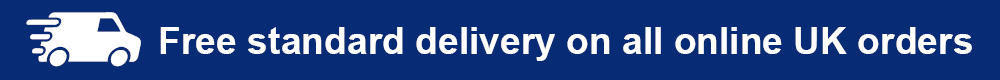 Free standard delivery on all online UK orders
