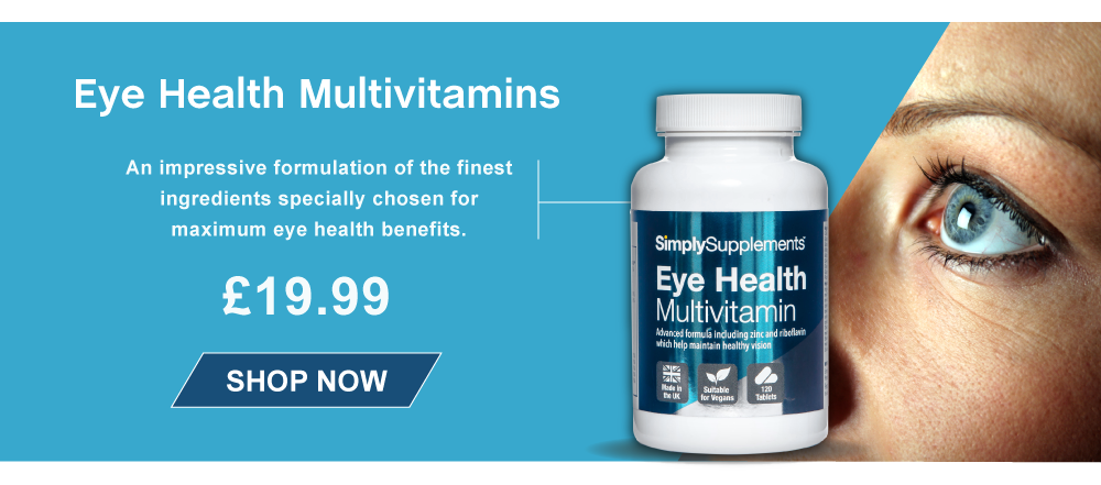 Eye Health Multivitamin. Only £19.99. SHOP NOW.