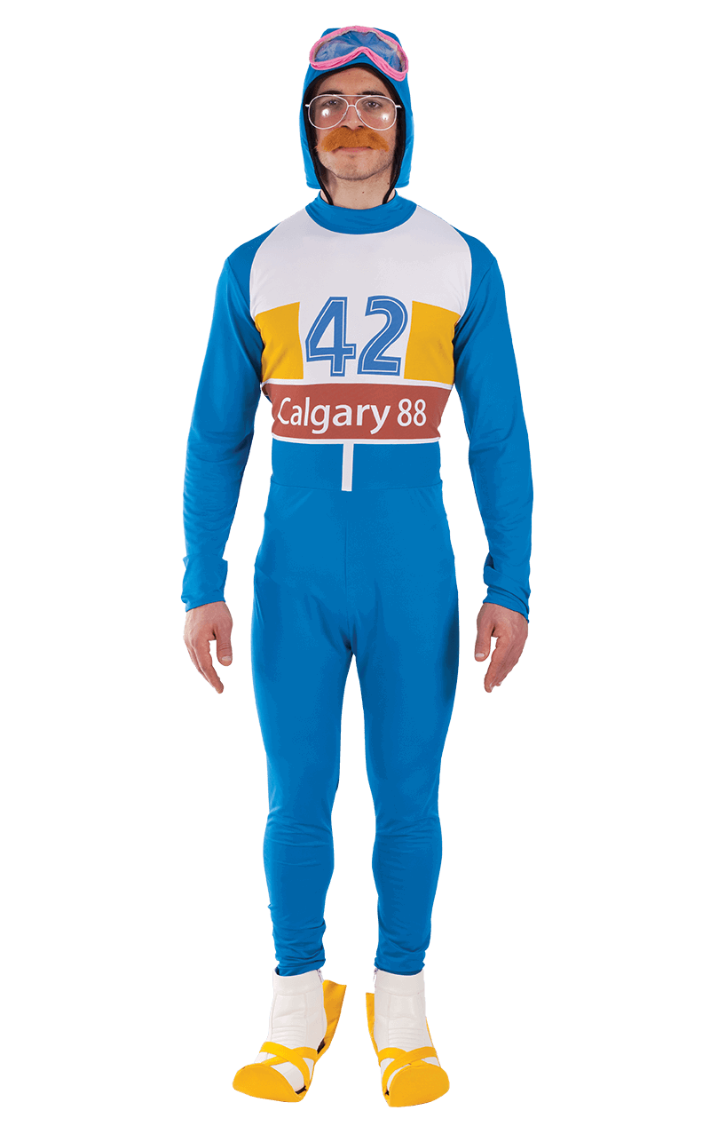 Mens 1980s Eddie The Eagle