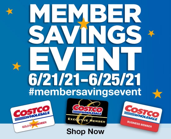 costo: member savings event ends today, 6/25/21! save big