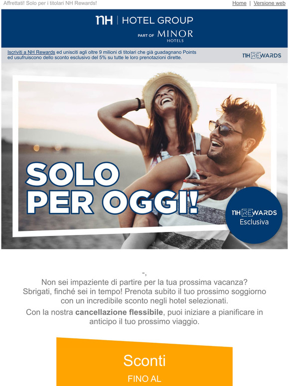 Solo per 48 ore, -Fino al 40% di sconto