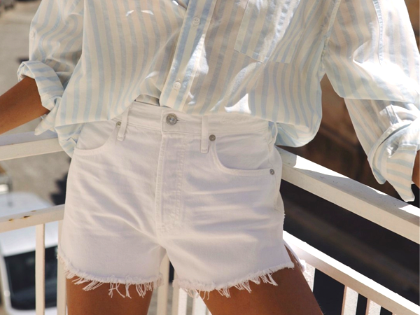 Best white sales jean shorts