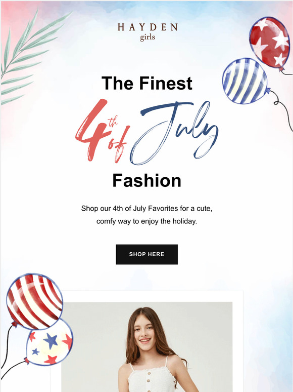 Get your 4th of July looks here