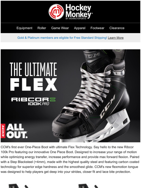 PREORDER CCM Ribcor 100K Skates The Ultimate Flex