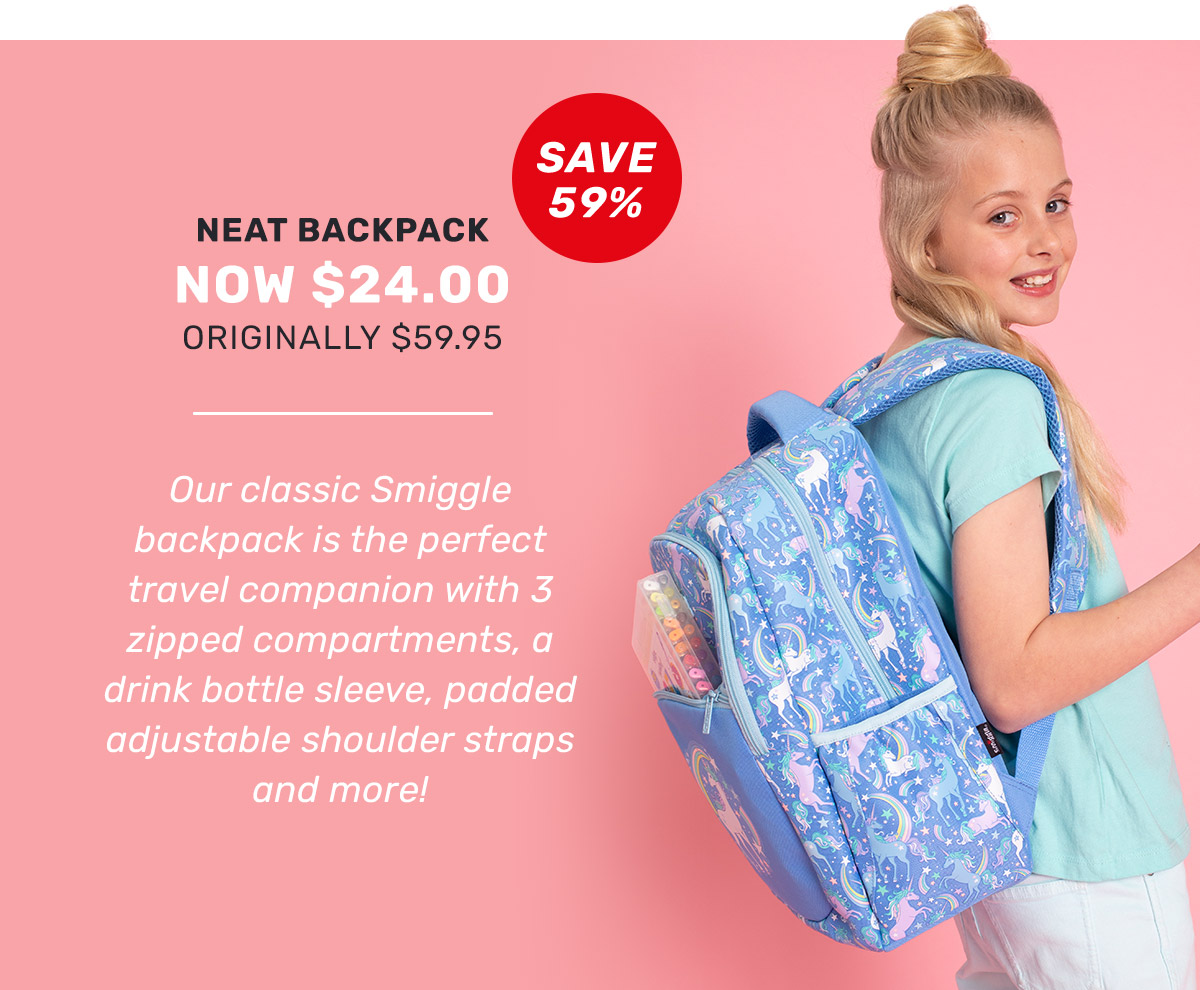 smiggle neat backpack