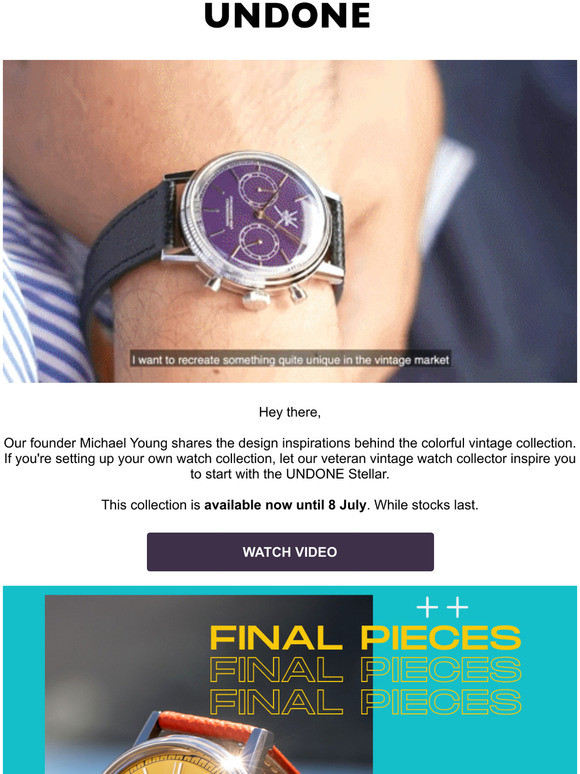 Undone Watches Hurry Just A Few Pieces Left Milled Undone Watches Hurry Just A Few Pieces Left Milled