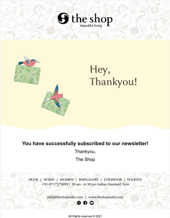 Newsletter Subscription