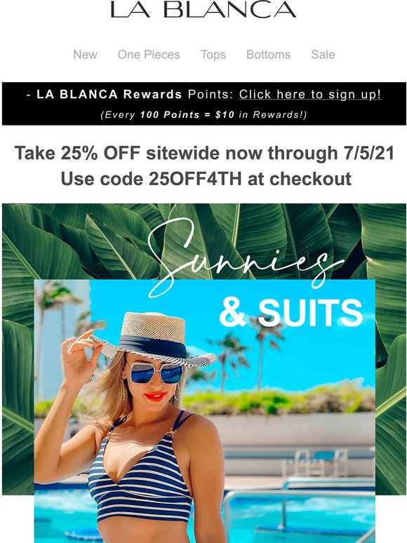 La Blanca Swim Email Newsletters Shop Sales, Discounts, and Coupon Codes