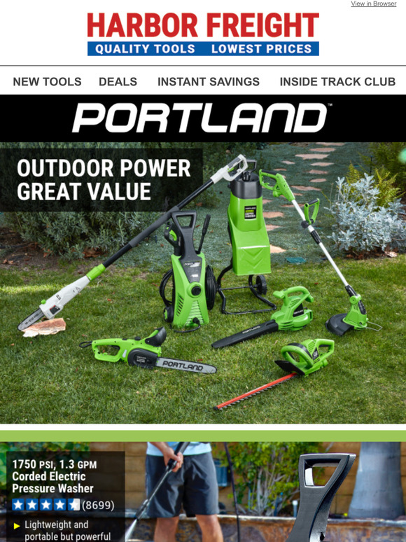 Harbor Freight Tools The Tools you Need to get Your Yard in Shape Milled