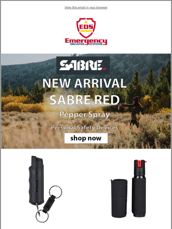 NEW ARRIVAL // Sabre Self Defense Pepper Sprays
