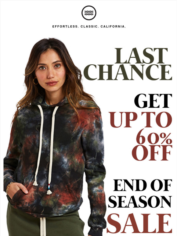LAST CHANCE: End of Season Sale is Still Going!