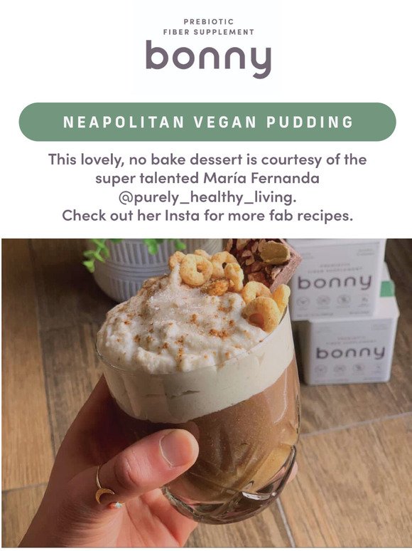 Neapolitan Vegan Pudding Recipe