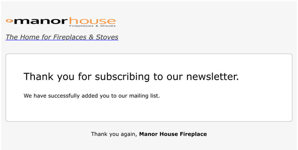 Newsletter Subscription Success