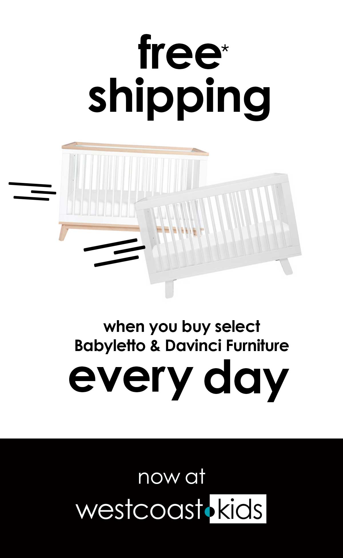 babyletto free shipping