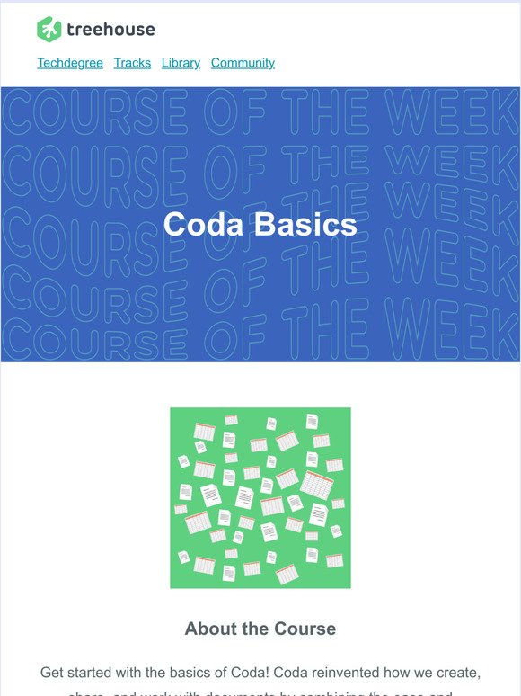 Course of the Week: Coda Basics Track