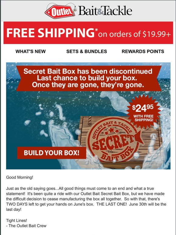 Get A Secret Bait Box Before It's GONE!