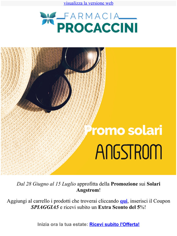 Scopri la Promo sui Solari Angstrom!