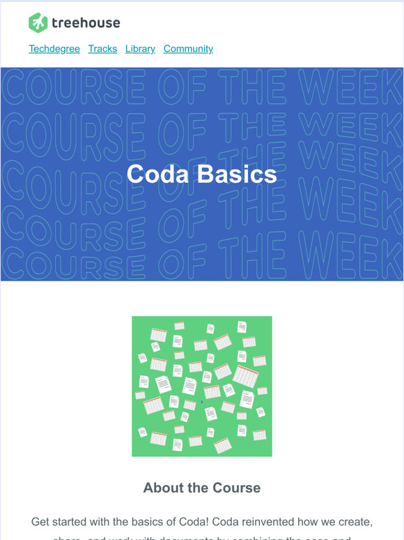 Course of the Week: Coda Basics Track