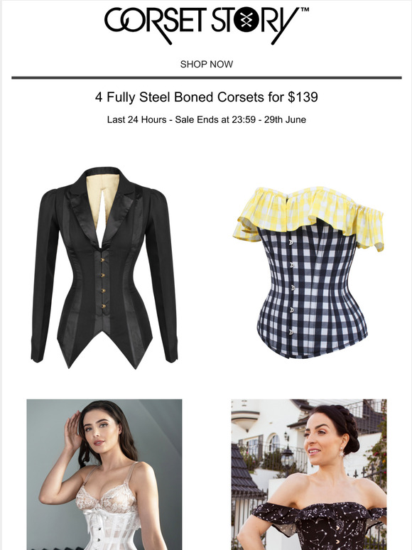 CorsetStory Last 24 Hours 4 Corsets for only 139! Milled