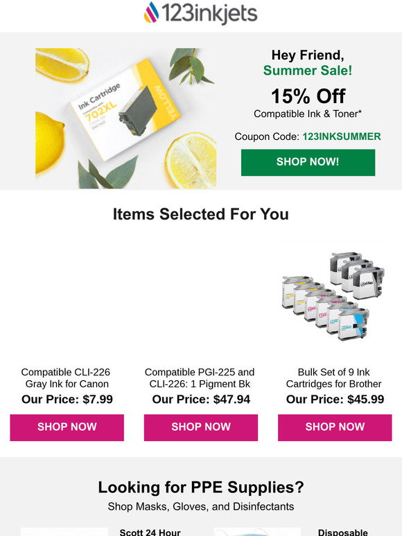 123inkjets: Attention please Get excited for this coupon code | Milled