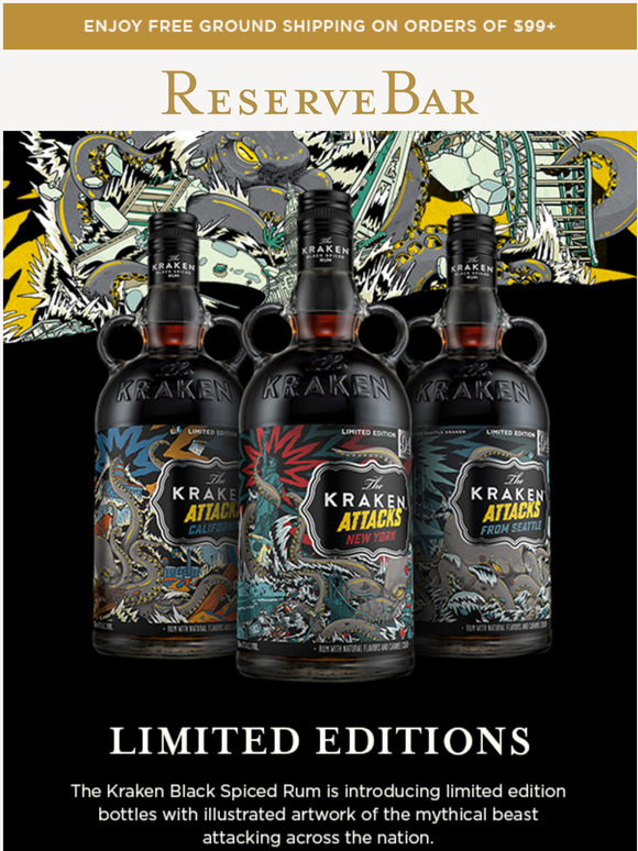 ReserveBar Limited Editions The Kraken Attacks, Dos Hombres Tobala