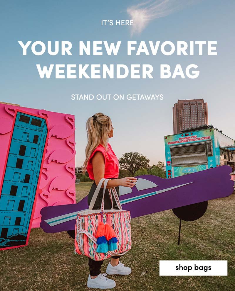weekender bags stand out on getaways