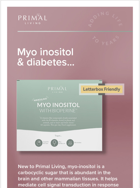 The benefits Myo-Inositol has on diabetes