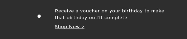 Birthday Voucher for your birthday