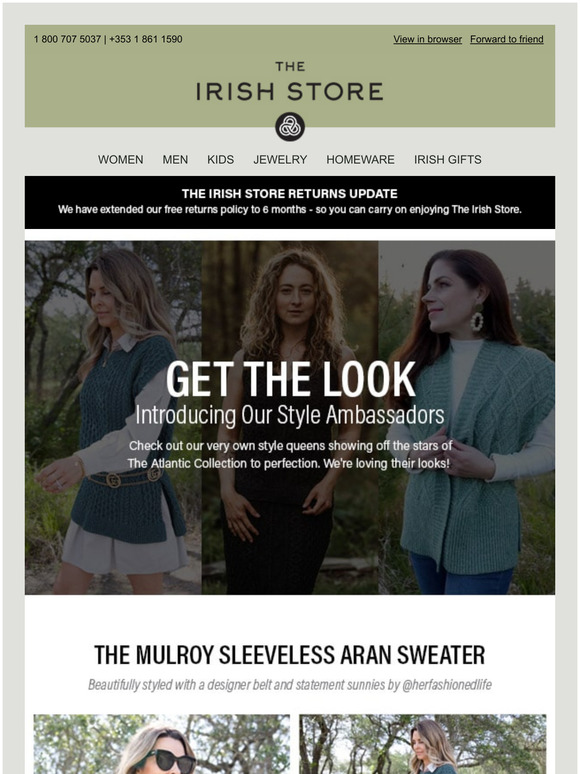 The Irish Store GET THE LOOK Introducing Our Style Ambassadors
