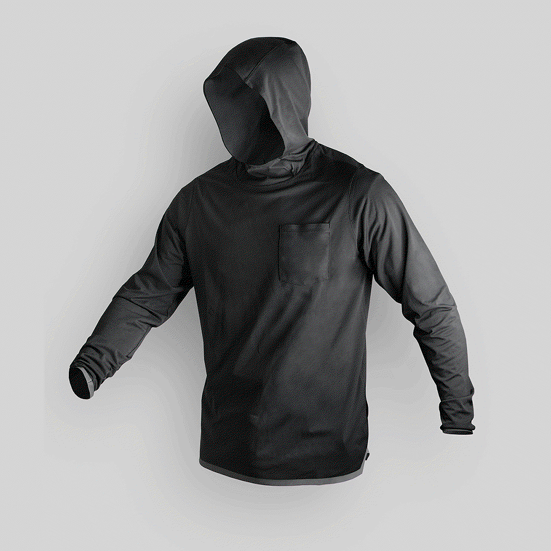 Blackout Hooded Jersey & Technical T-Shirt
