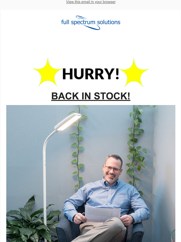 Summer Savings on Lighting at Full Spectrum Solutions 