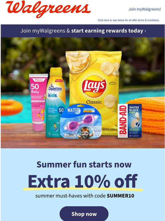 An extra 10% off has arrived in your inbox!