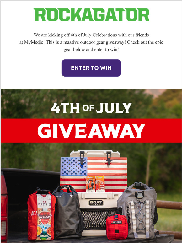 Huge 4th of July Camping Gear Giveaway!