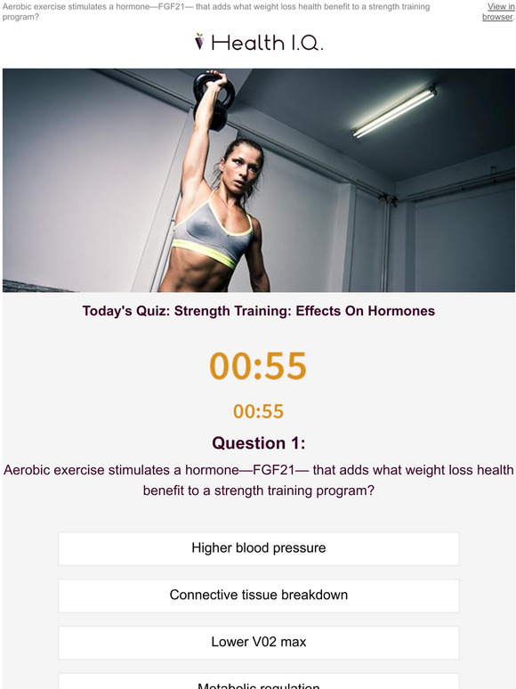Health IQ Strength Training Effects On Hormones Milled
