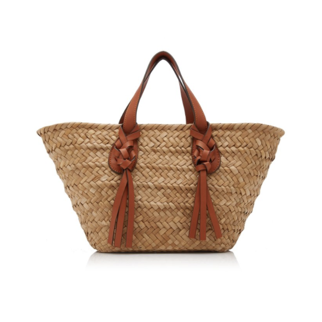 Seaview Wicker Carryall Tote