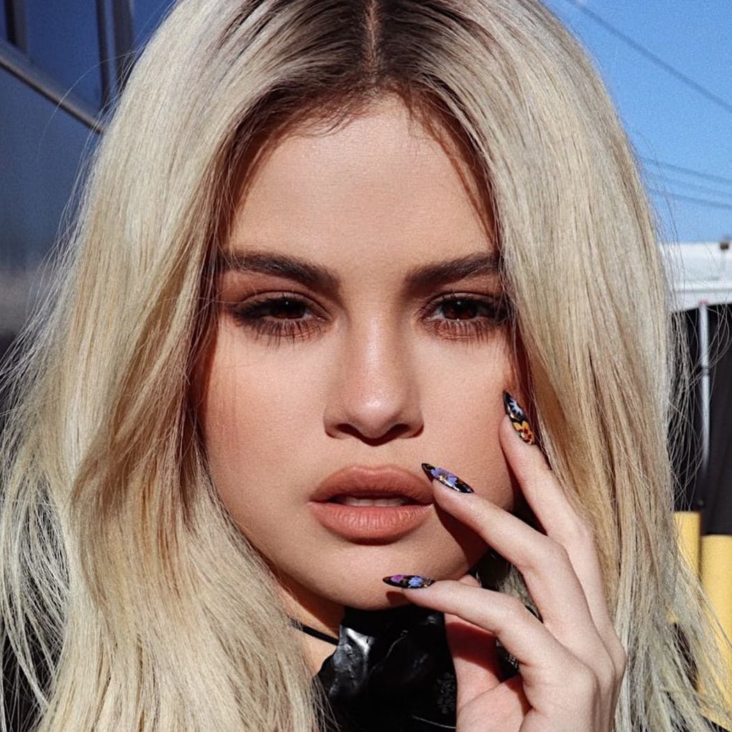 Selena Gomez's Neon Manicure Is The Ultimate Summer Nail Inspo
