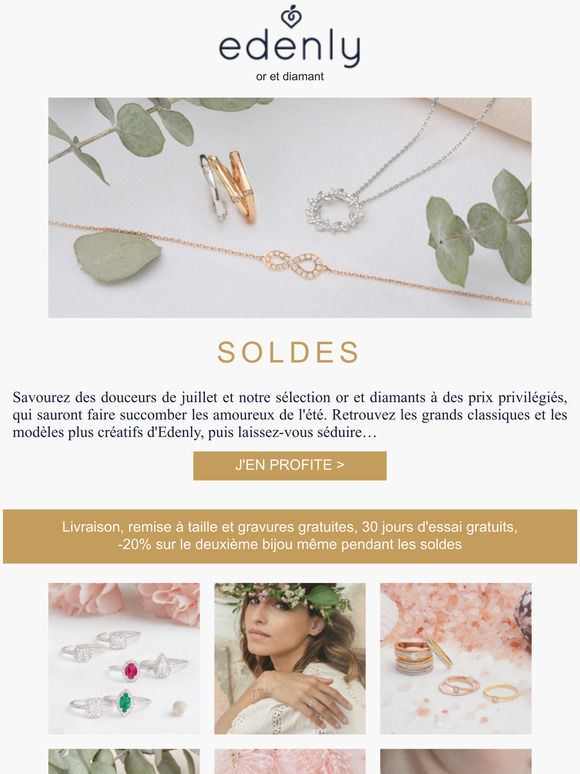 On vous dorlote avec notre slection or et diamants de juillet