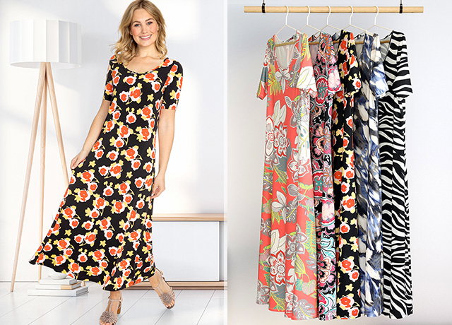207390 VIA MILANO Maxikleid