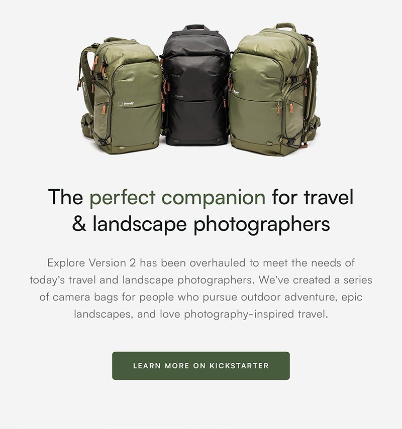 The perfect companion for travel and landscape photographers