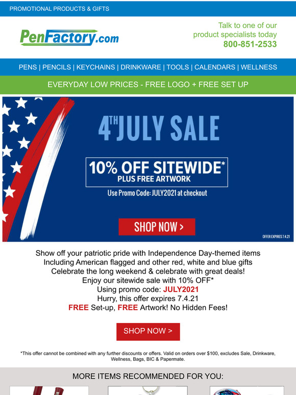 Flag this: 10% OFF Sitewide Sale + FREE Artwork