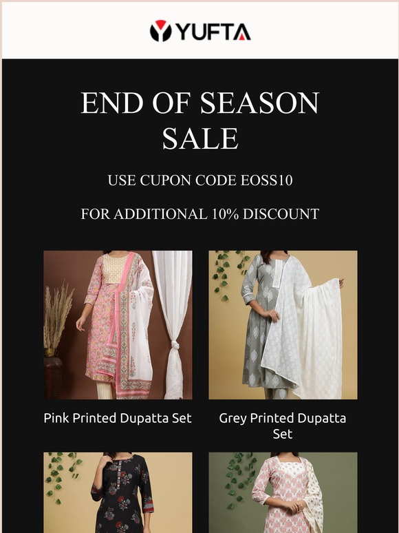 UP TO 80% DISCOUNT ON YUFTA TOP SELLERS