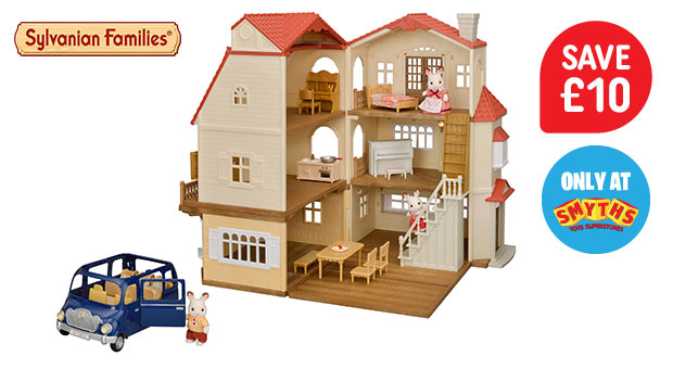 Sylvanian Families Red Roof Grand Mansion Gift Set