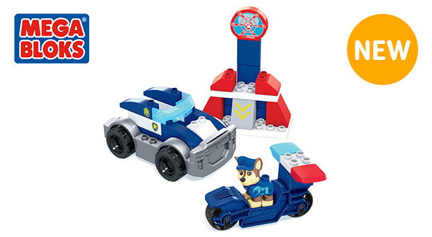 Mega Bloks PAW Patrol: The Movie - Chase’s City Police Cruiser Set