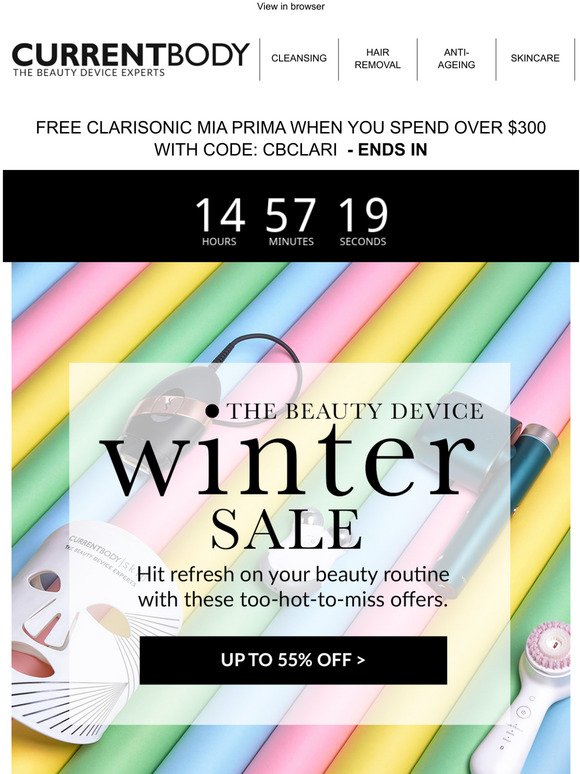 Just Landed: The Beauty Device Winter Sale